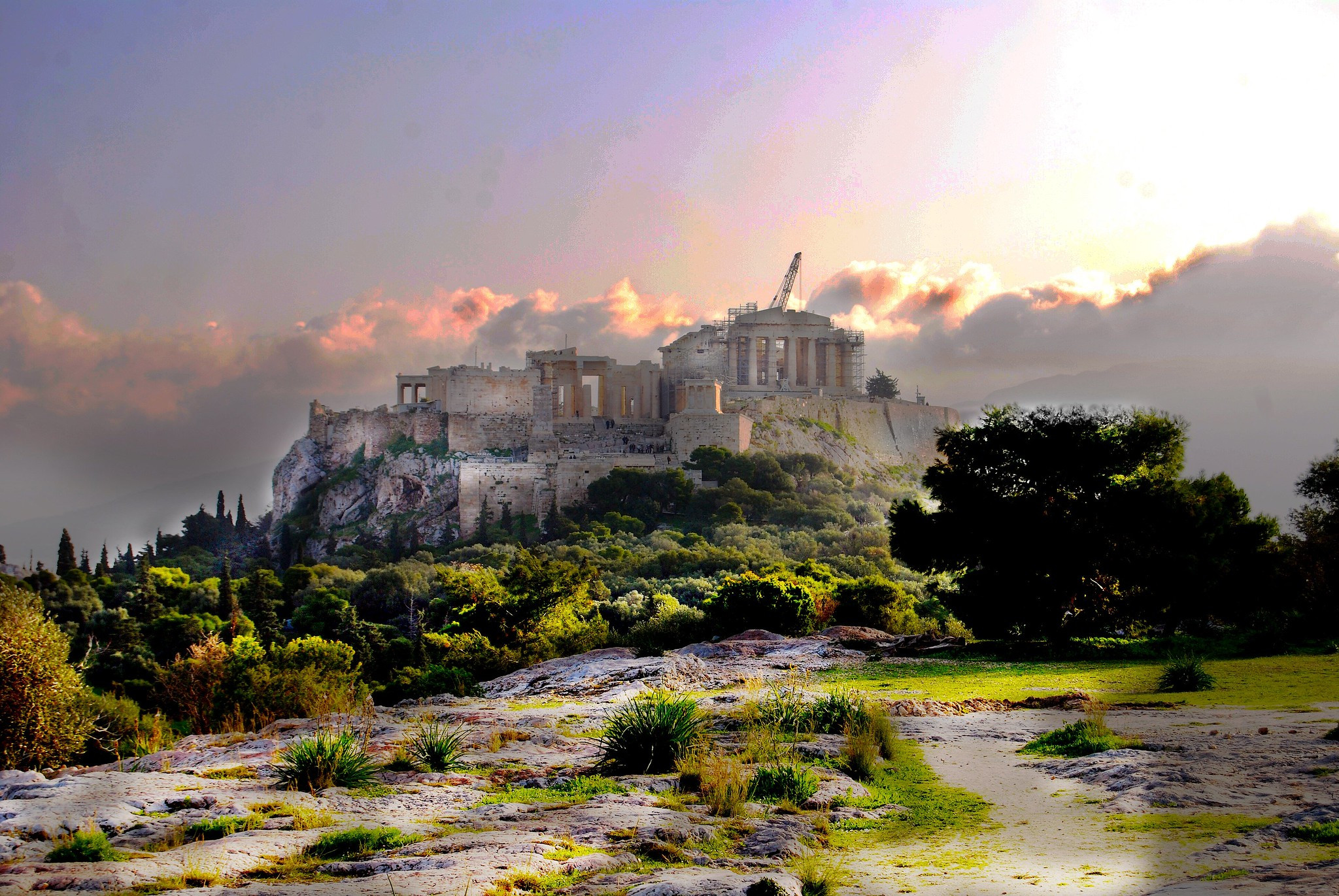  Athenian Acropolis viewed from the Pnyx by Andy Montgomery